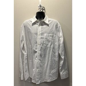 Orvis White Long Sleeve Dress‎ Shirt Size XL